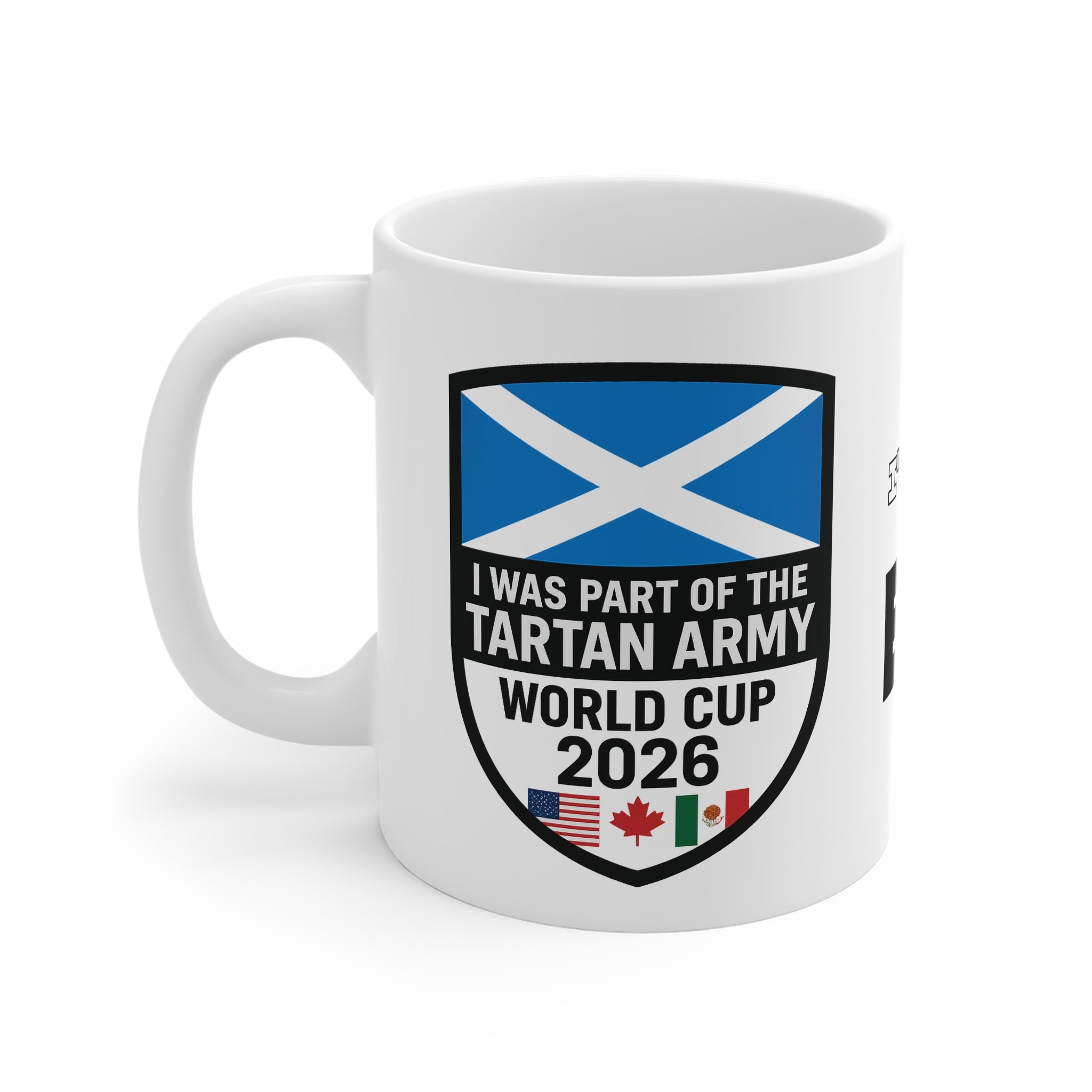 Going to BOSTON! Tartan Army World Cup 2026 Mug - Boston City Crest