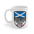 Part of the Tartan Army World Cup 2026 Mug | Scotland Flag Coffee Cup  |  Tam the Trophy